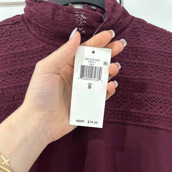 Ralph Lauren Maroon dressy shirt - Picture 5 of 7